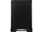 EKO - Neo-Cube recycling pedaalemmer 28+18 liter - Stainless, Verzenden, Zo goed als nieuw