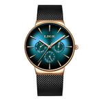 Luxe Horloge Heren - Anoloog Kwarts Uurwerk voor Mannen, Verzenden, Nieuw, Lige