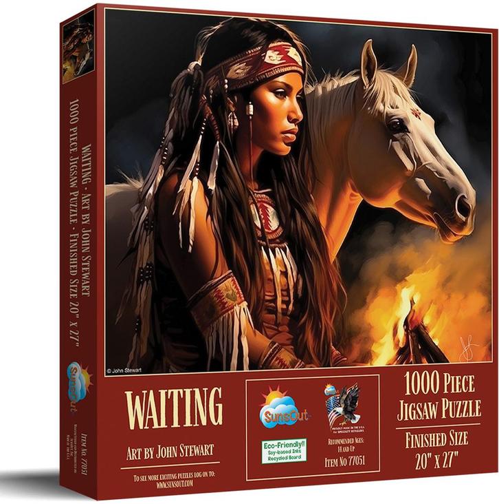 Waiting Puzzel (1000 stukjes) | SunsOut - Puzzels, Hobby en Vrije tijd, Denksport en Puzzels, Nieuw, Verzenden