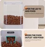 Automatische voerbak kat en hond - Voerautomaat - Voerdispen, Dieren en Toebehoren, Verzenden, Zo goed als nieuw