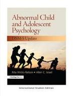 Abnormal Child and Adolescent Psychology 9781138091016, Zo goed als nieuw