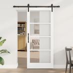 vidaXL Schuifdeur met Bevestigingsset ORKDALWit 86x198.5, Verzenden, Nieuw