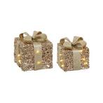 Kerstfiguur cadeaus | Mica Decorations | 12 x 12 x 14 cm | 2, Diversen, Kerst, Verzenden, Nieuw