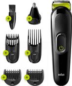 Braun MGK3221 6-in-1 Voltgroen - Baardtrimmer, Gezichts-,, Verzenden, Nieuw