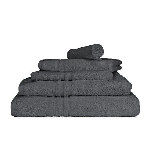 Handdoek Donker Grijs 50x100cm 100% Katoen 500 GSM - Treb TT, Huis en Inrichting, Keuken | Textiel, Theedoek of Handdoek, Overige kleuren