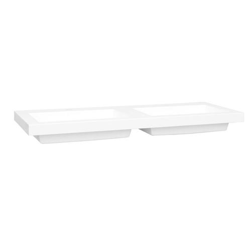 Sani Royal Wastafel Sensio Mineraal Wit 120x47x5, Doe-het-zelf en Verbouw, Sanitair