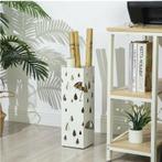 Hoppa! LUC49W Parapluhouder Wit Metaal van €25 voor €13, Huis en Inrichting, Woonaccessoires | Paraplubakken, Ophalen of Verzenden