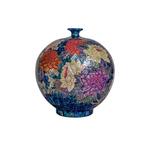 Uitzonderlijke Koreaanse parelmoer-lakvazen – met de hand