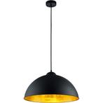 LED Hanglamp - Trion Romy - E27 Fitting - Rond - Mat Zwart, Huis en Inrichting, Ophalen of Verzenden, Nieuw, Metaal