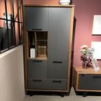 Cubo Bergkast Burned Oak -, 100 tot 150 cm, Eikenhout, Nieuw, Ophalen of Verzenden