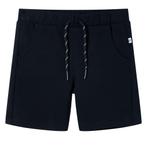 vidaXL Kindershorts met trekkoord 104 marineblauw, Verzenden, Nieuw