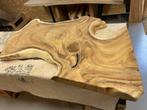 Boomstamschijf Suar, max 131cm bij 85cm en 8cm dik nieuw, Doe-het-zelf en Verbouw, Hout en Planken, Verzenden, Nieuw, Plank, 50 mm of meer