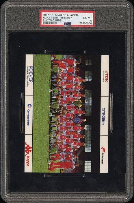 1987/88 De Ajacied Team Ajax 39 Years Old Johan Cruyff,, Verzamelen, Stickers
