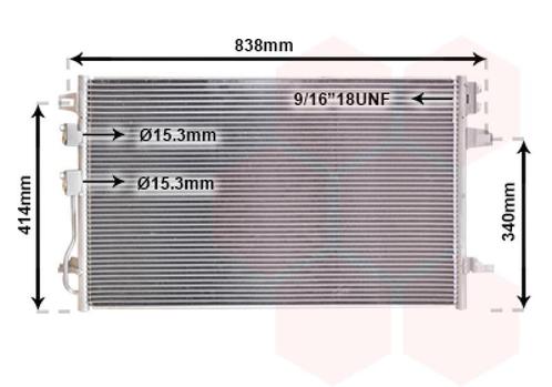 LUCHTCONDENSATOR VOOR CHRYSLER VOYAGER 2001-2008 4677509AA, Auto-onderdelen, Airco en Verwarming, Nieuw, Ophalen of Verzenden