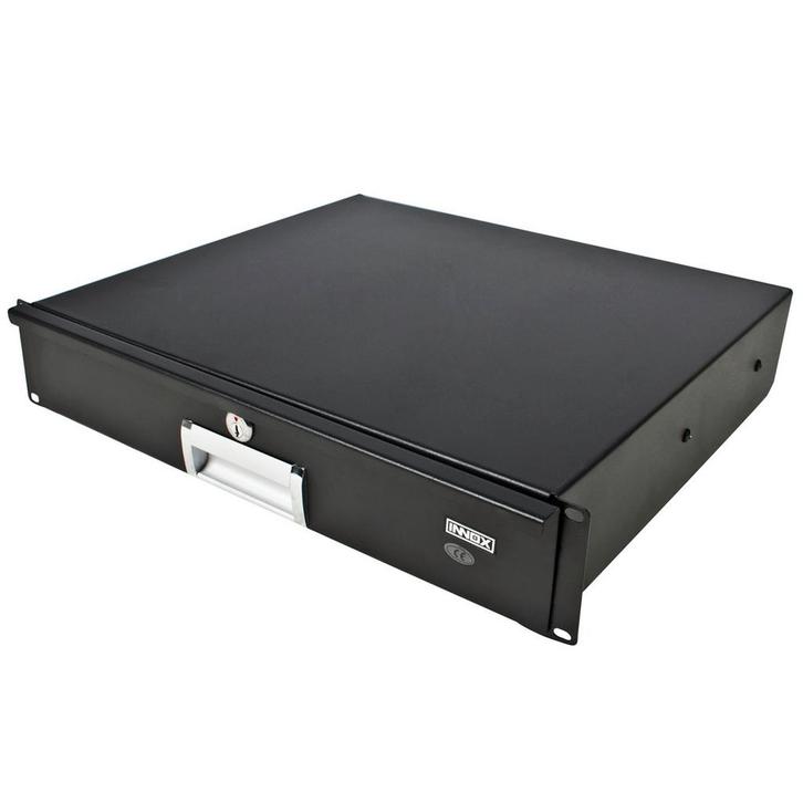 Innox RP 2UDS 19 inch lade met sleutel, Muziek en Instrumenten, Behuizingen en Koffers, Verzenden