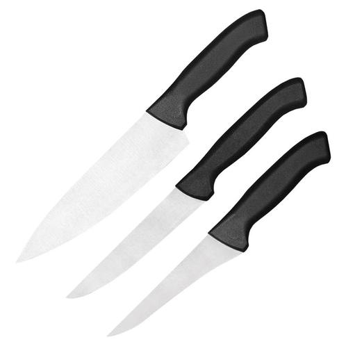 GGM Gastro | Keukenmessenset Ecco Chef - 3 stuks | KMSECP3 |, Huis en Inrichting, Keuken | Bestek, Nieuw, Overige materialen, Verzenden