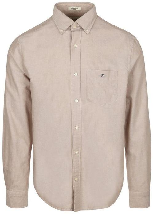 Gant Shirt Oxford Beige maat XL Heren, Kleding | Heren, Overhemden, Nieuw, Verzenden