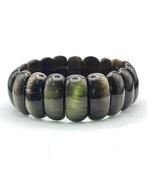 Prachtige natuurlijke gouden obsidiaan armband in