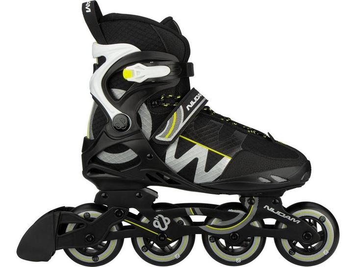Nijdam Circle Rayzor - Inline skates - Alu frame - Zwart -, Huis en Inrichting, Woonaccessoires | Overige, Zo goed als nieuw, Verzenden