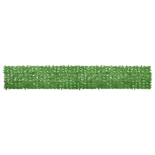vidaXL Balkonscherm met groene bladeren 500x75 cm, Tuin en Terras, Zonneschermen, Nieuw, Verzenden
