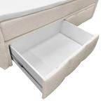 Boxspringbed Manitoba - Bouclé stof - 180 x 200 cm - Incl. O, Verzenden, Nieuw