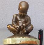 Naar Kruse - sculptuur, Naakt kind - 3,8 kg - 20 cm - Brons,, Antiek en Kunst