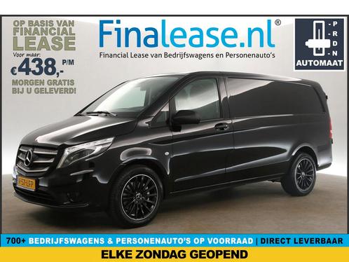 Mercedes-Benz Vito 119 CDI Lang 191PK AUT Airco Cam €438pm, Auto's, Bestelauto's, Lease, Automaat, Diesel, Mercedes-Benz, Zwart