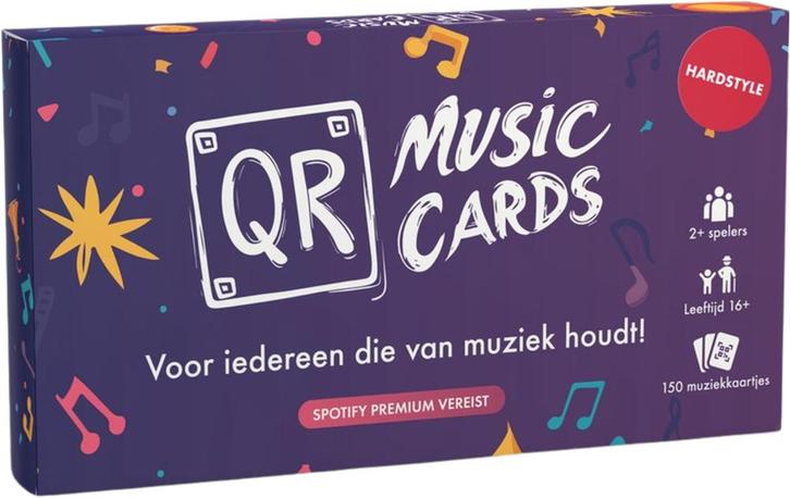 QR Music Cards - Hardstyle | Jora Games - Kaartspellen, Hobby en Vrije tijd, Gezelschapsspellen | Kaartspellen, Nieuw, Verzenden
