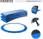 AREBOS Trampoline Veiligheidsnet + Randafdekking Randbescher, Verzenden, Zo goed als nieuw