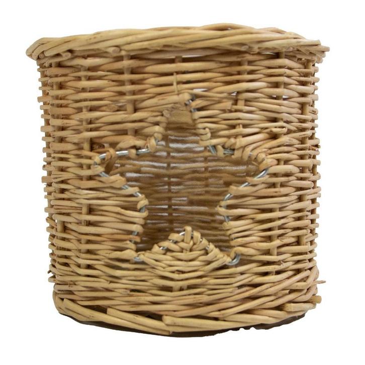 rotan windlicht ster 13cm, Huis en Inrichting, Woonaccessoires | Overige, Verzenden