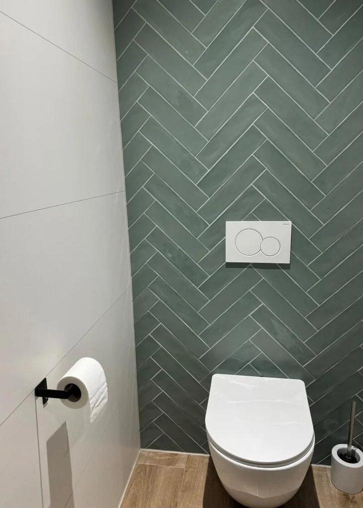 Wandtegel Cifre Cerámica Colonial Jade Groen Mat 7,5x30, Doe-het-zelf en Verbouw, Tegels, Minder dan 20 cm, 20 tot 40 cm, 10 m² of meer