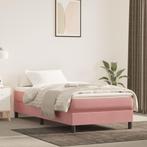 vidaXL Bedframe fluweel roze 80x200 cm, Huis en Inrichting, Slaapkamer | Bedden, Eenpersoons, Verzenden, Nieuw, 80 cm