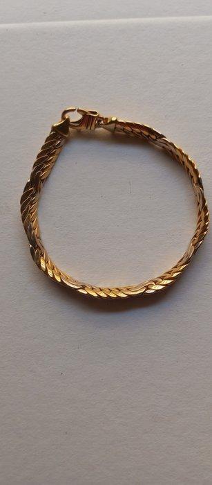 Armband - 18 karaat Geel goud - Gele witte goud, Sieraden, Tassen en Uiterlijk, Armbanden