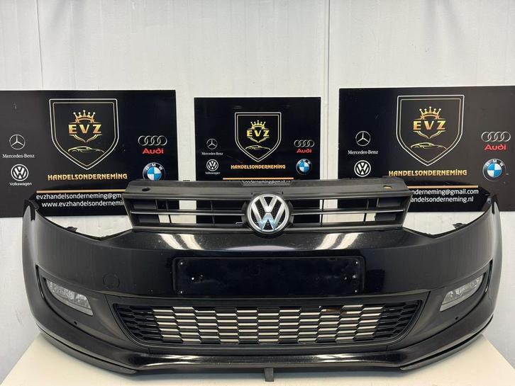 VW Polo 6R voorbumper bj.2011 kleur zwart LO41 art.6R0897221, Auto-onderdelen, Carrosserie en Plaatwerk, Gebruikt, Volkswagen