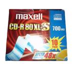 Maxell CD-R 80 XL-S music pak 10 stuks, Verzenden, Nieuw in verpakking