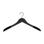 Hanger black Helena 44 cm Flock 1 cm Dik