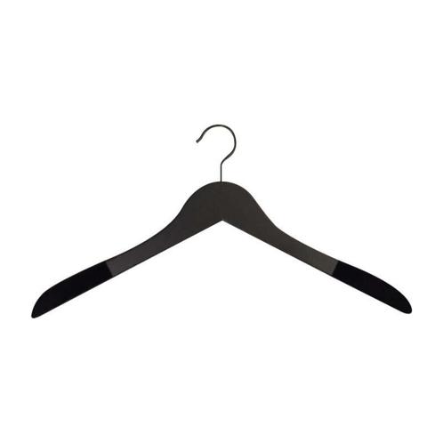Hanger black Helena 44 cm Flock 1 cm Dik, Zakelijke goederen, Kantoor en Winkelinrichting | Winkel en Inventaris