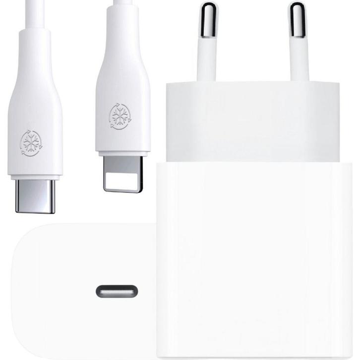 iPhone Charger - USB-C Power Adapter - 20W USB-C Snellader, Telecommunicatie, Mobiele telefoons | Telefoon-opladers, Ophalen of Verzenden