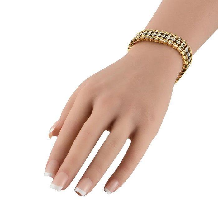 Armband - 18 karaat Geel goud, Witgoud, 18K wit en geel goud, Sieraden, Tassen en Uiterlijk, Armbanden