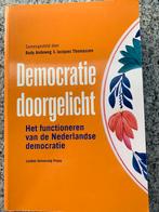 Democratie doorgelicht, Boeken, Gelezen, Verzenden, Politiek en Staatkunde, Nederland