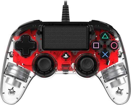 Bigben Nacon Wired Illuminated Compact Controller-Rood, Spelcomputers en Games, Spelcomputers | Sony PlayStation Consoles | Accessoires