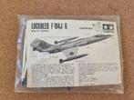 Tamiya PA1008 Lockheed F-104J/G Starfighter 1:100 zonder, Hobby en Vrije tijd, Verzenden, Nieuw