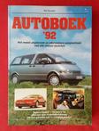 Autoboek '92, autojaarboek 1992, autotets jaarboek 1992
