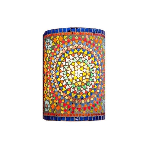 Veelkleurige oosterse wandlamp mozaïek, Mahdia, Huis en Inrichting, Lampen | Wandlampen, Nieuw, Overige materialen, Ophalen of Verzenden