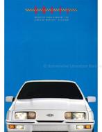 1988 MERKUR XR4TI BROCHURE ENGELS (USA), Nieuw, Author