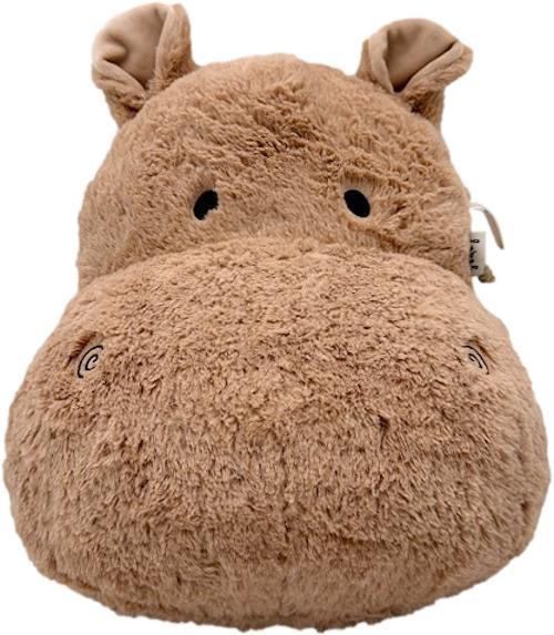 Label Label Hippo Harvey Nougat Muurdecoratie, Kinderen en Baby's, Speelgoed | Knuffels en Pluche, Nieuw, Verzenden