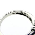 9 karaat solitairring met peridoot, 18 tot 19, Gebruikt, Overige kleuren, Ophalen of Verzenden