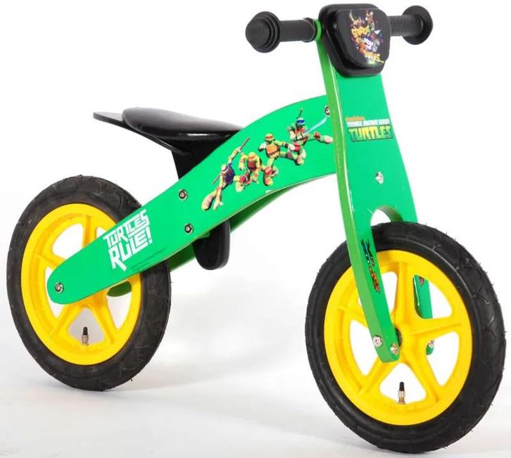 Teenage Mutant Ninja Turtles houten loopfiets 12 inch, Kinderen en Baby's, Speelgoed | Buiten | Voertuigen en Loopfietsen, Nieuw