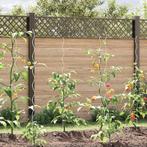 vidaXL Spiraalvormige plantensteunen 50 pcs Zilver 150 cm, Verzenden, Nieuw, Metaal