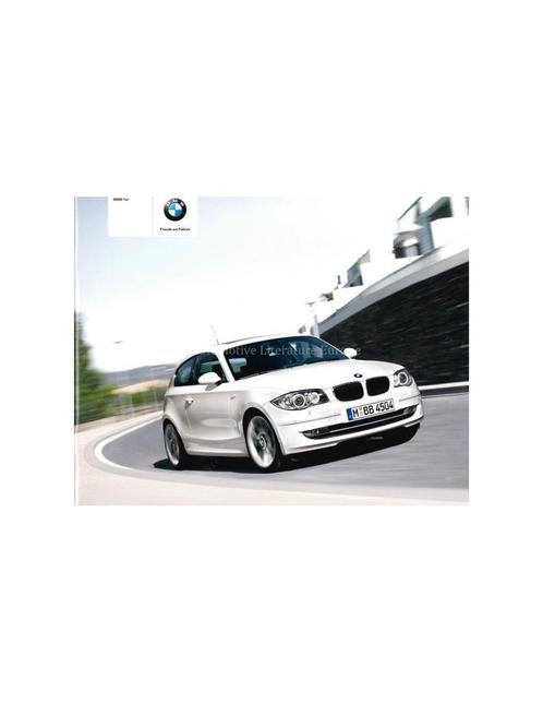 2008 BMW 1 SERIE BROCHURE DUITS, Boeken, Auto's | Folders en Tijdschriften, BMW
